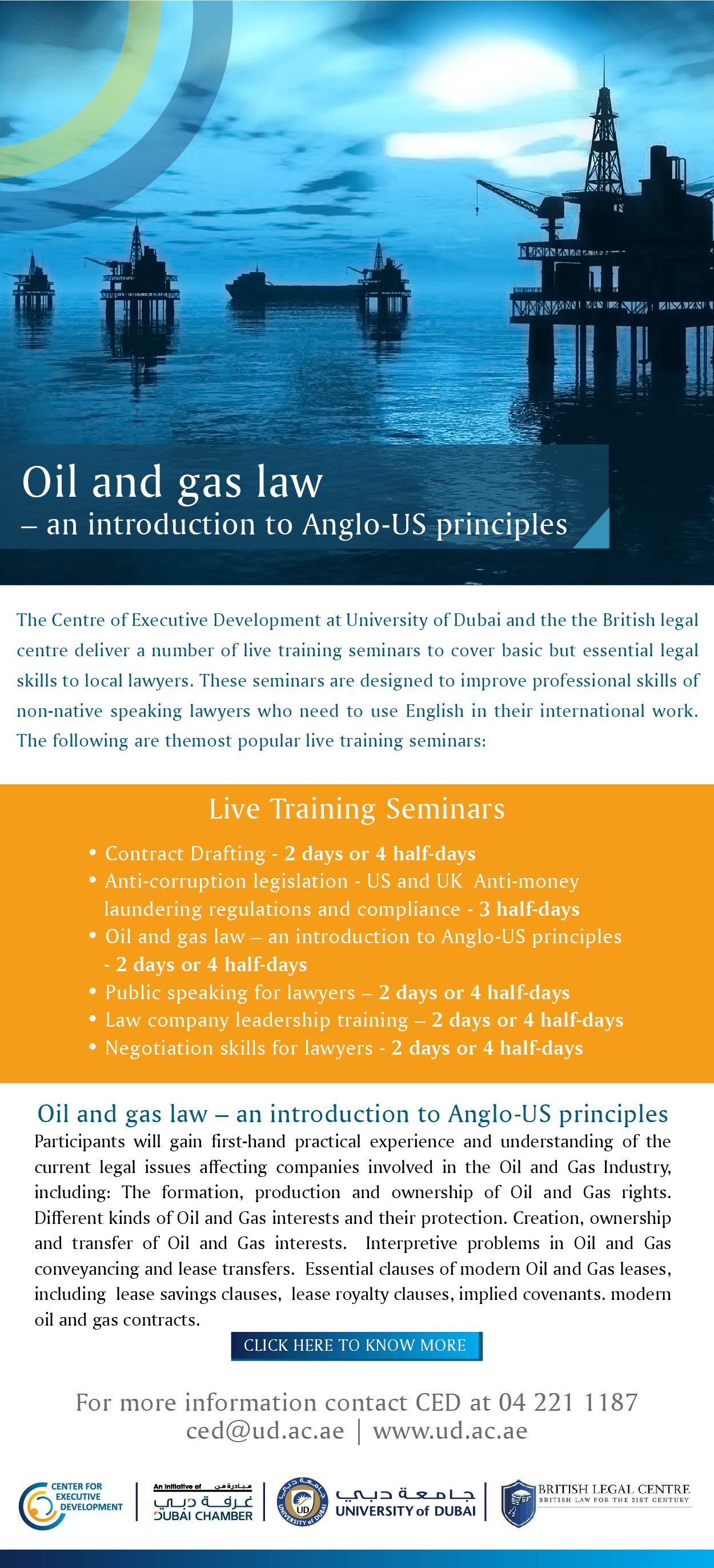 Dubai Uni - Oil and Gas Law
